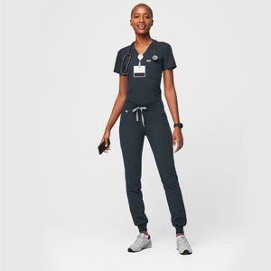 Figs Zamora Jogger Scrub Pants in Dark Harbor